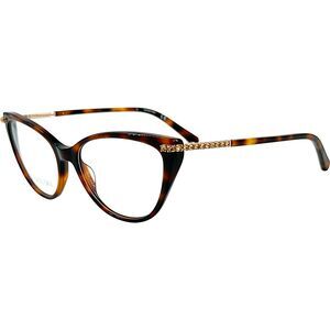 Swarovski SK5425 Womens Plastic Eyeglass Frame 052 Dark Havana 53-16